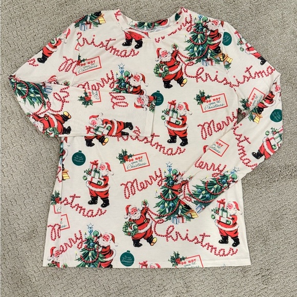 Christmas Long Sleeve Tshirt bundle, women’s size small - Picture 3 of 4